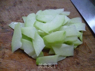 香菇炒佛手瓜的做法步骤：4