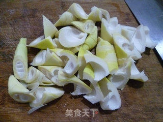 豆腐干烧雷笋的做法步骤：5