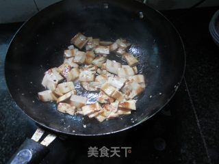 辣炒豆腐片的做法步骤：4