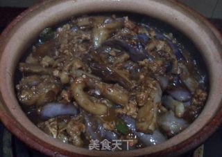 肉碎茄子煲的做法步骤：7