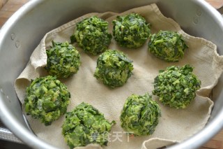 春季养生-【菜团子】（内附蒜泥辣椒汁）的做法步骤：5