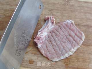 葱香大排的做法步骤：3