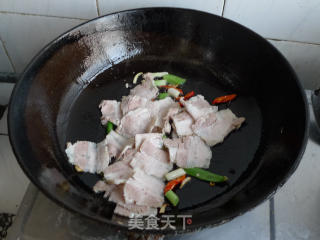 杂蔬回锅肉的做法步骤：4
