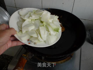 杂蔬回锅肉的做法步骤：9
