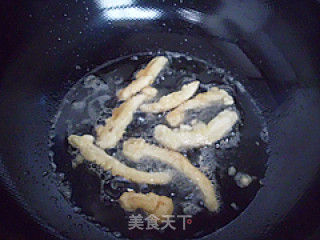 炸海鲜菇柳的做法步骤：6