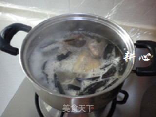 灵芝花胶煲斑鸠的做法步骤：2