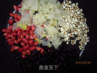 黑豆薏仁燕麦粥的做法步骤：3
