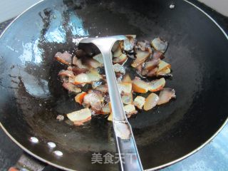 香炒猪脸皮的做法步骤：3