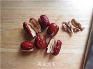 红枣酿山药的做法步骤：2