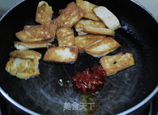 家常回锅豆腐的做法步骤：7