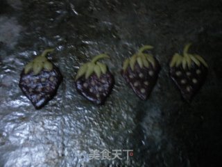 丑丑的小草莓饼干的做法步骤：10