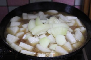 【白萝卜炖牛腩】的做法步骤：10