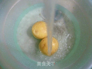 土豆烧佛手瓜的做法步骤：7