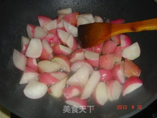 酱爆水萝卜的做法步骤：5