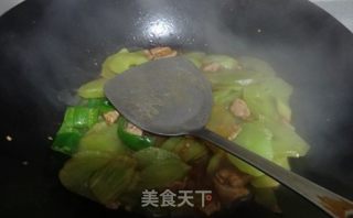 莴苣炒肉的做法步骤：5