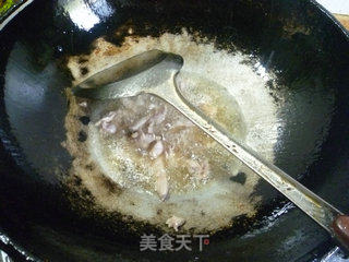 瘦肉丝豆腐干炒韭菜芽的做法步骤：7