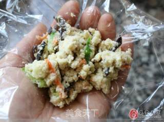 豆渣菜饭---豆渣茶巾绞的做法步骤：10