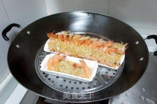蒜蓉开边虾的做法步骤：7
