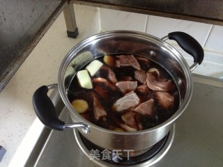 家庭自制牛肉干的做法步骤：3