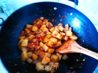 土豆烧牛肉的做法步骤：6