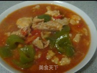 番茄肉片的做法步骤：7