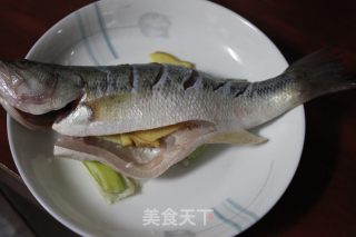 清蒸鲈鱼的做法步骤：1