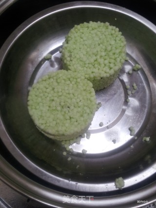 绿水晶西米糕的做法步骤：5