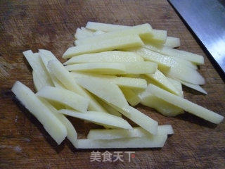 蘸酱薯条的做法步骤：5