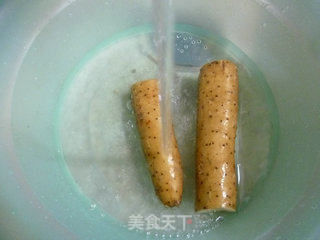 冰糖山药桂圆汤的做法步骤：5