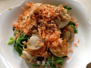 扇贝拌菠菜的做法步骤：5