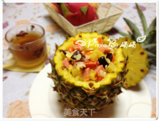 酸甜爽口的菠萝饭的做法步骤：6