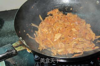 咸萝卜炒肉的做法步骤：6