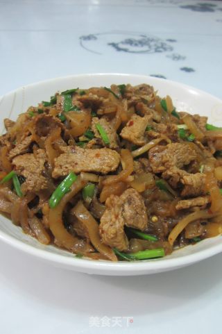 咸萝卜炒肉的做法步骤：8