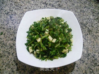 豆腐干炒马兰的做法步骤：13
