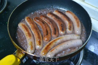 香煎纽伦堡香肠的做法步骤：3