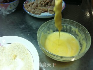 干炸鸡柳的做法步骤：4