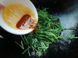 腐乳炒萝卜苗的做法步骤：8