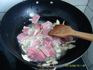 木耳肉片烧腐竹的做法步骤：6