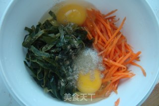 海带丝煎饼的做法步骤：4