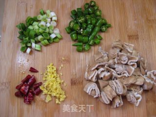 鲊辣椒炒肥肠的做法步骤：2