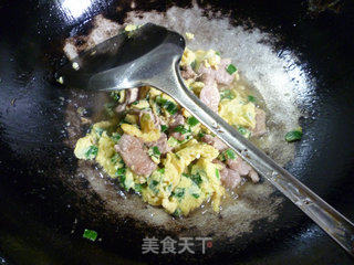 里脊肉炒韭蛋的做法步骤：13