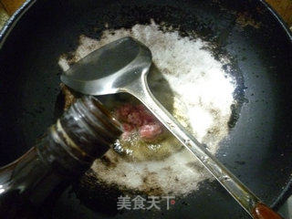 肉末韭菜炒茭白的做法步骤：6