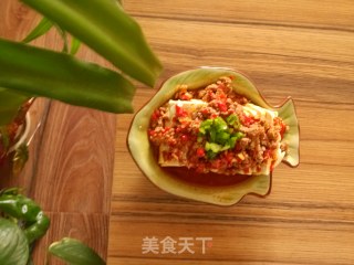肉末蒸豆腐的做法步骤：9