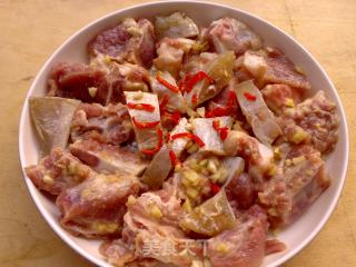 咸鱼蒸肉排的做法步骤：7