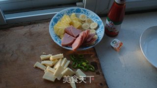 简易微波水果披萨的做法步骤：2