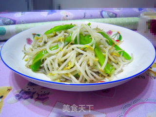 清炒绿豆芽的做法步骤：6
