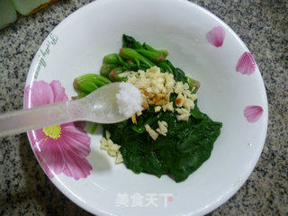 生蒜拌菠菜的做法步骤：11
