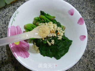 生蒜拌菠菜的做法步骤：12