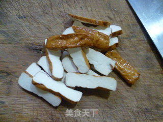虾皮香干炒花菜的做法步骤：5