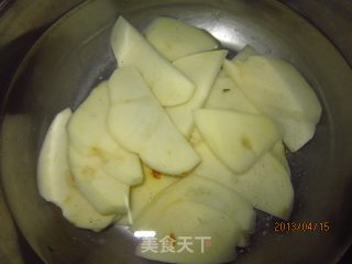 茄汁圆茄片的做法步骤：2